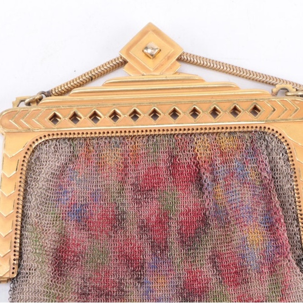 Art Deco Whiting And Davis Mesh Handbag - image 1